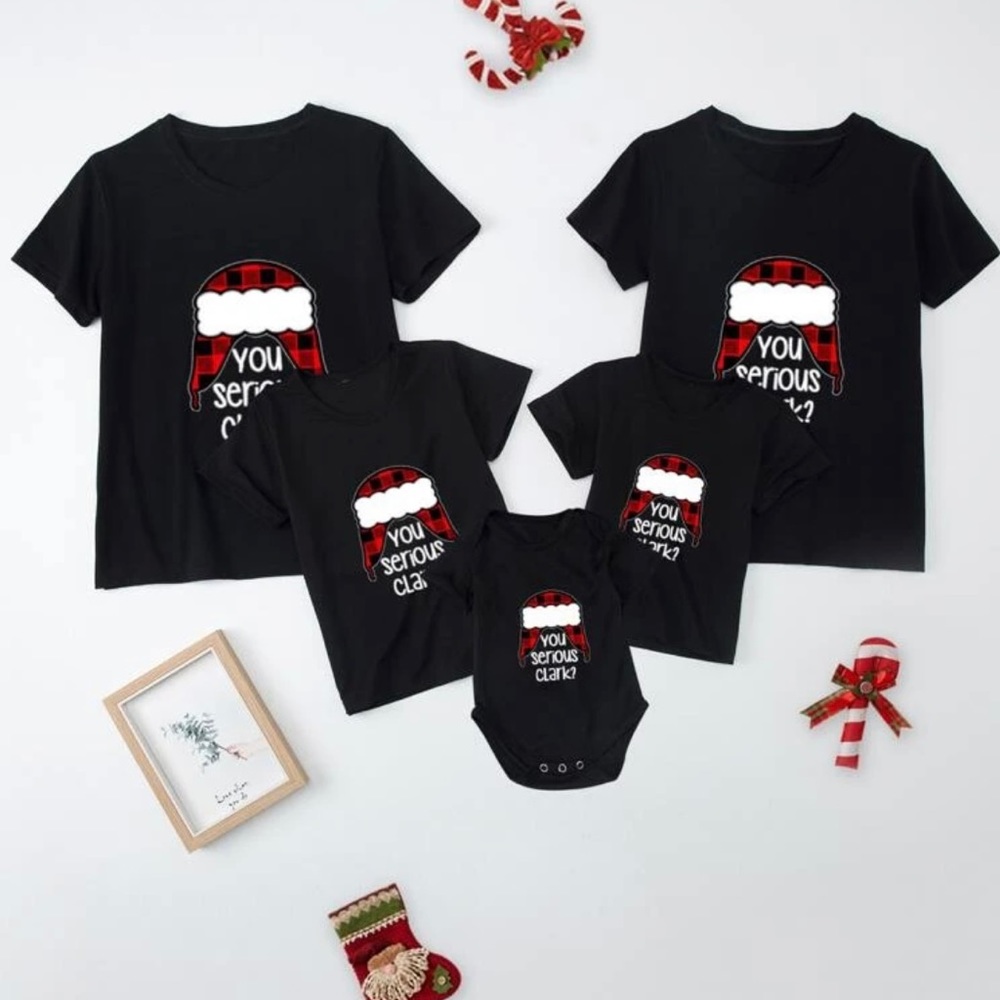 Black “Are you serious Clark” T-Shirt